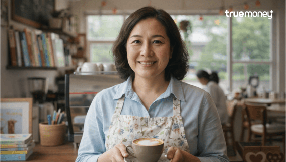 ĐẠI GIA BẢO| Ước mơ quán cà phê nhỏ của cô giáo về hưu 3 TrueMonney+ Quán cà phê nhỏ – nơi bắt đầu một chương mới của cuộc sống