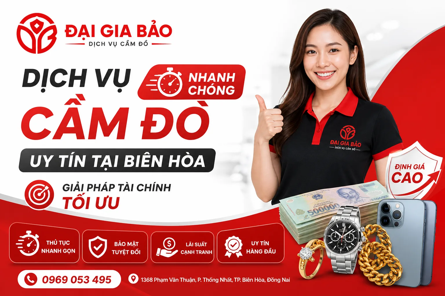 Dịch vụ cầm đồ nhanh chóng, uy tín tại Biên Hòa: Giải pháp tài chính tối ưu
